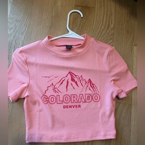 ribbed knit short sleeve